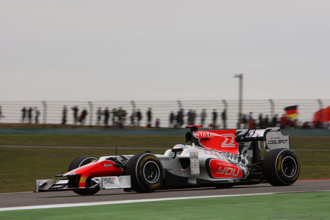 GP CINA, 16.04.2011- Qualifiche, Narain Karthikeyan (IND), Hispania Racing F1 Team, HRT