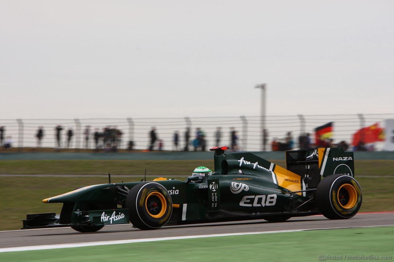 GP CINA, 16.04.2011- Qualifiche, Heikki Kovalainen (FIN), Team Lotus, TL11 