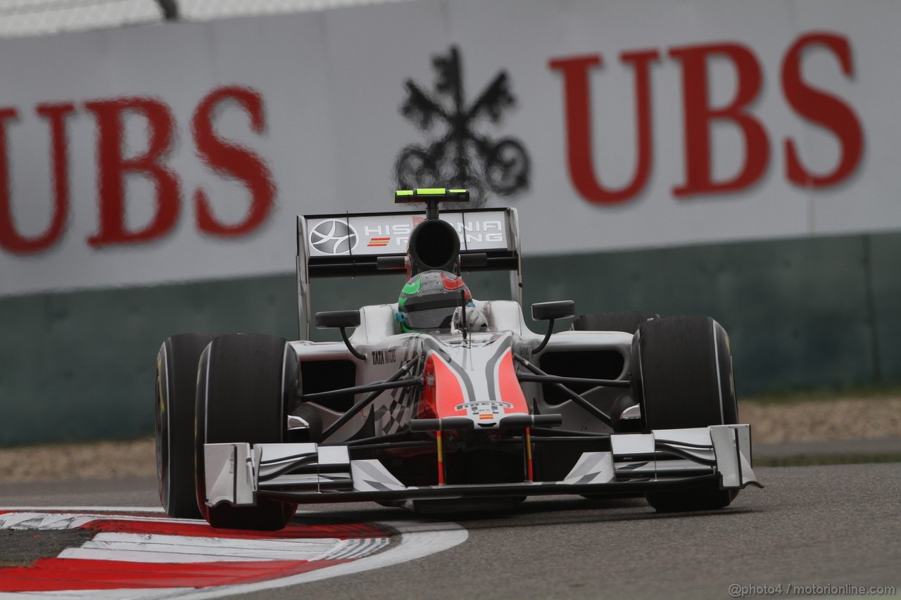 GP CINA, 16.04.2011- Qualifiche, Vitantonio Liuzzi (ITA), Hispania Racing F1 Team, HRT  