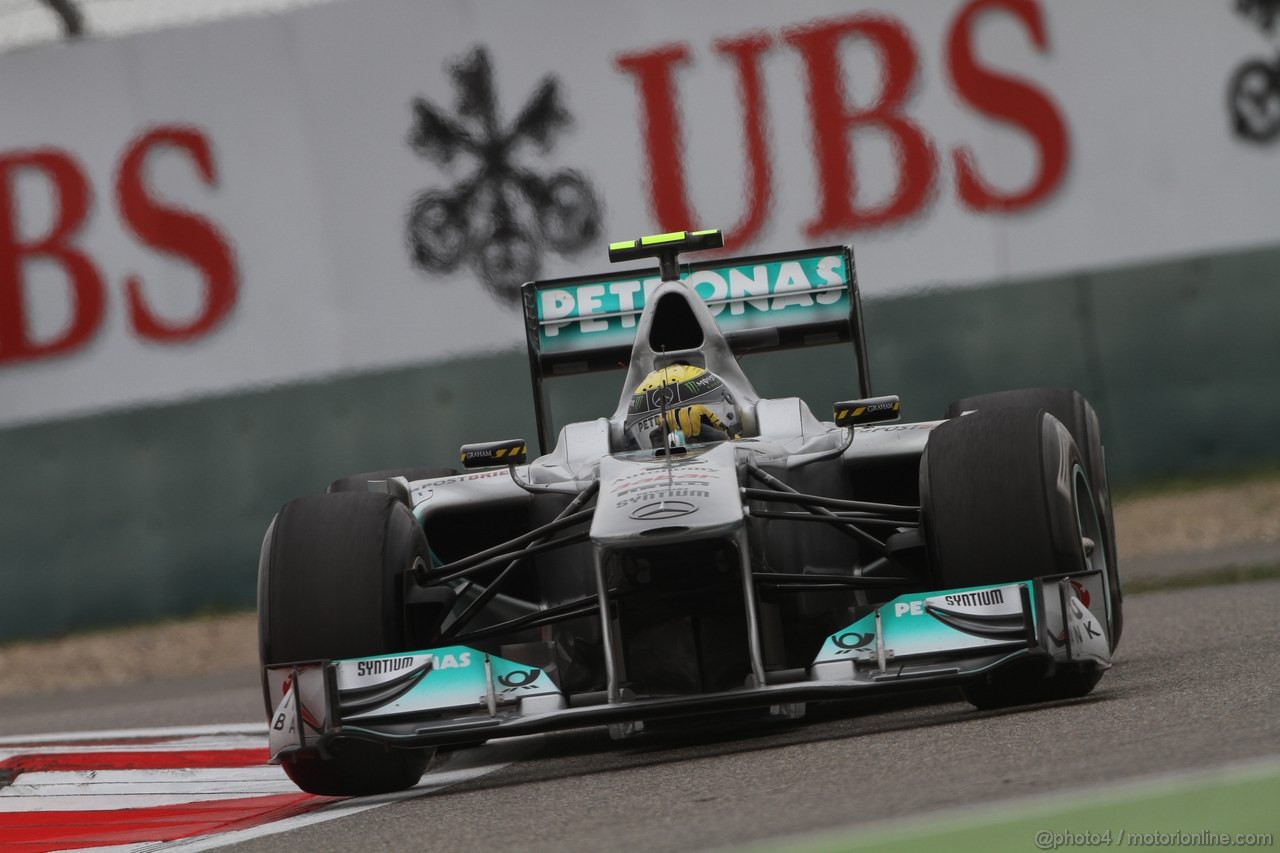 GP CINA, 16.04.2011- Qualifiche, Nico Rosberg (GER), Mercedes GP Petronas F1 Team, MGP W02 