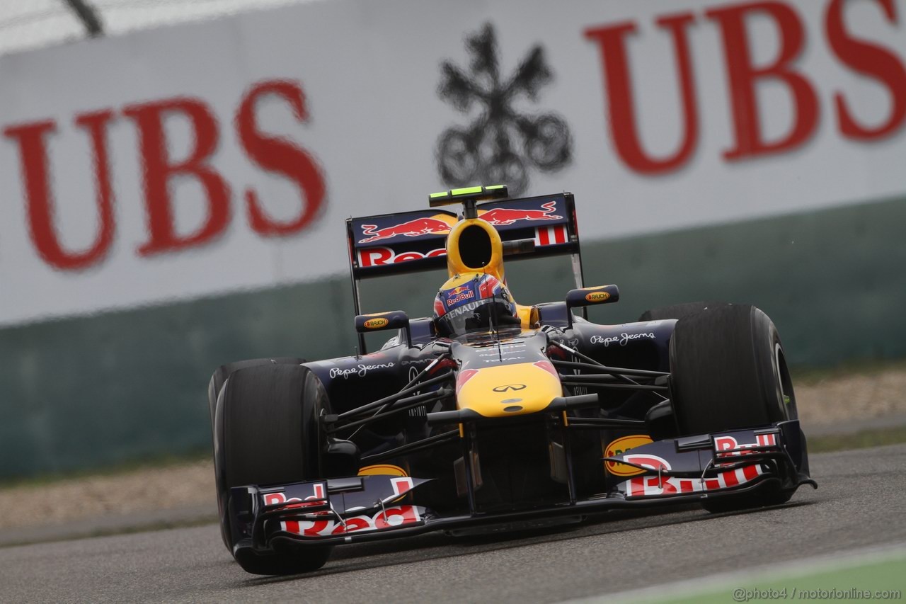 GP CINA, 16.04.2011- Qualifiche, Mark Webber (AUS), Red Bull Racing, RB7 