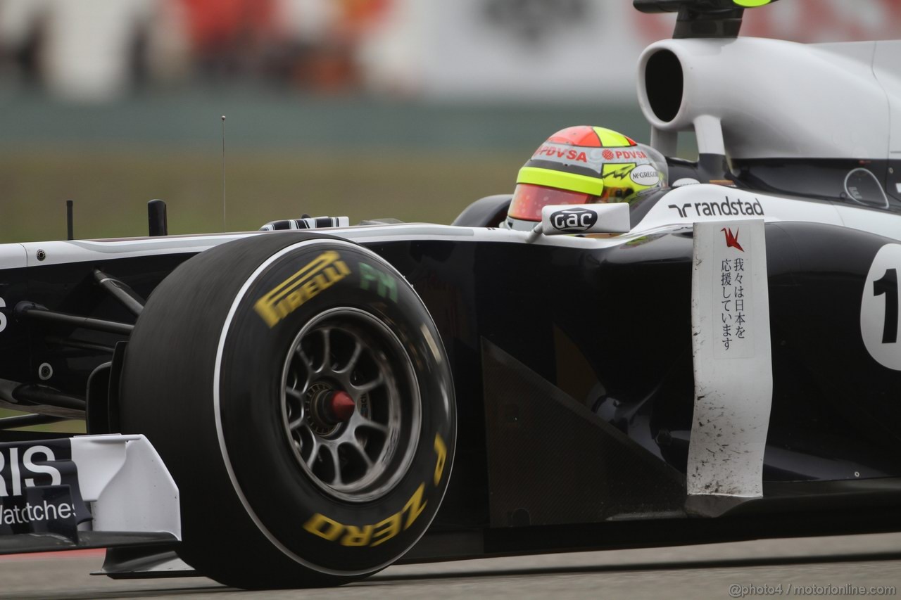 GP CINA, 16.04.2011- Qualifiche, Pastor Maldonado (VEN), Williams FW33 