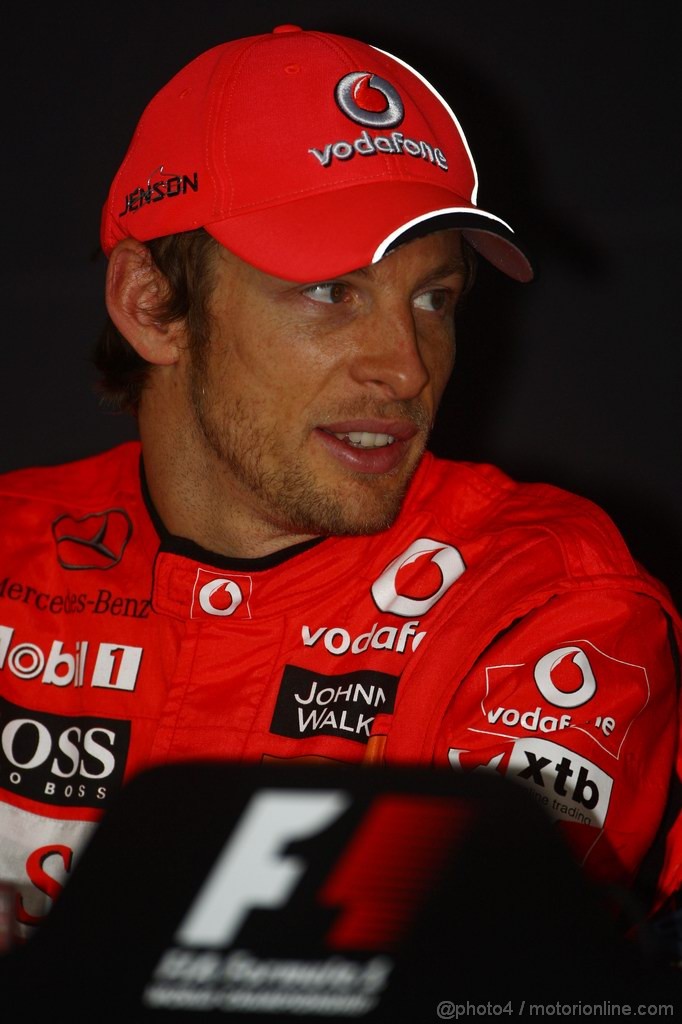 GP CINA, 16.04.2011- Qualifiche, Conferenza Stampa, Jenson Button (GBR), McLaren  Mercedes, MP4-26 