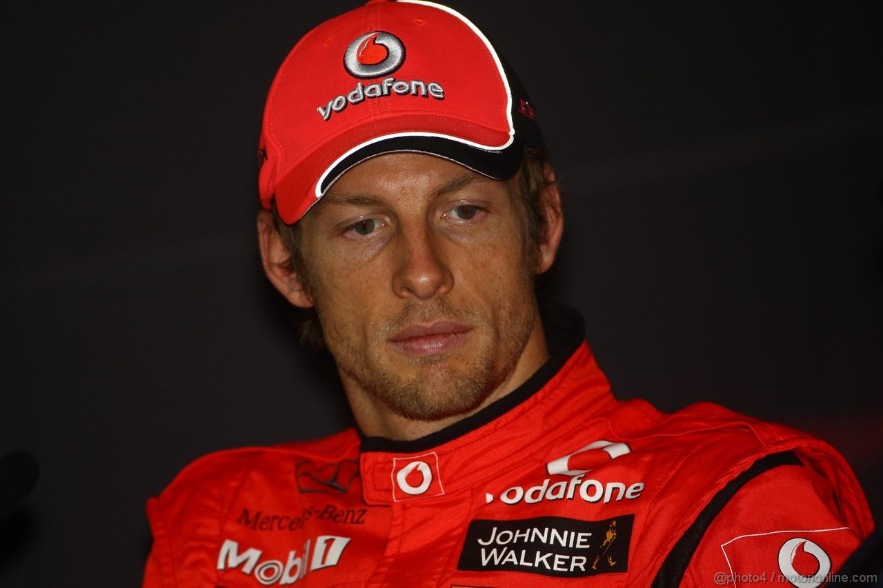 GP CINA, 16.04.2011- Qualifiche, Conferenza Stampa, Jenson Button (GBR), McLaren  Mercedes, MP4-26 