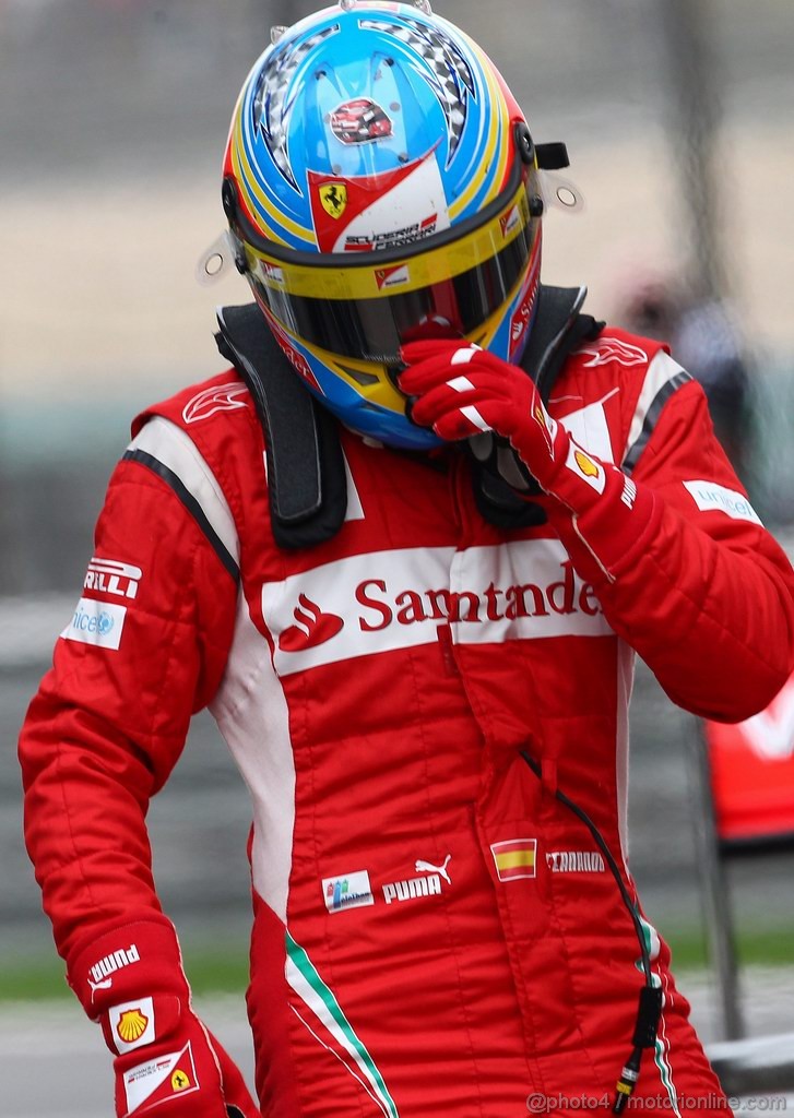 GP CINA, 16.04.2011- Qualifiche, Fernando Alonso (ESP), Ferrari, F-150 Italia 