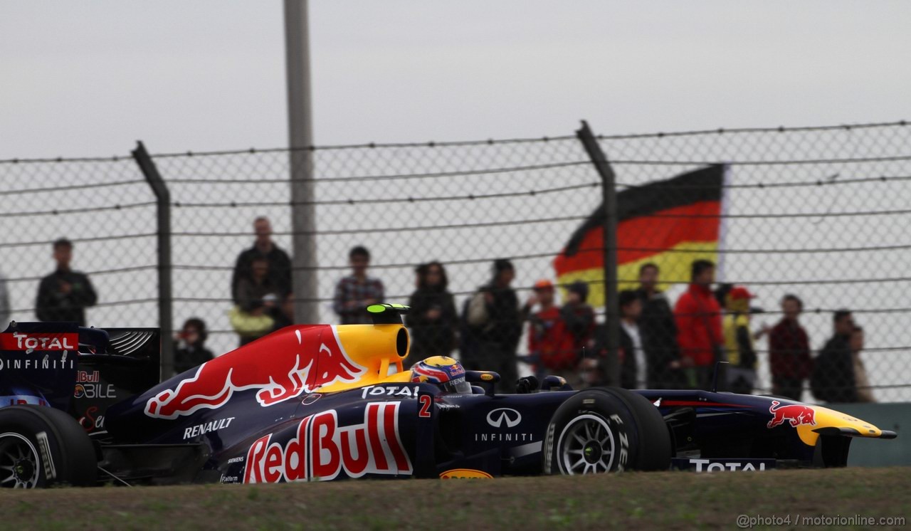 GP CINA, 16.04.2011- Qualifiche, Mark Webber (AUS), Red Bull Racing, RB7