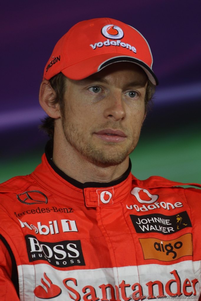 GP CINA, 16.04.2011- Qualifiche, Conferenza Stampa, Jenson Button (GBR), McLaren  Mercedes, MP4-26 