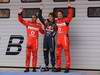GP CINA, 16.04.2011- Qualifiche, Sebastian Vettel (GER), Red Bull Racing, RB7 pole position, Jenson Button (GBR), McLaren Mercedes, MP4-26 secondo e Lewis Hamilton (GBR), McLaren Mercedes, MP4-26 terzo
