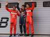 GP CINA, 16.04.2011- Qualifiche, Sebastian Vettel (GER), Red Bull Racing, RB7 pole position, Jenson Button (GBR), McLaren  Mercedes, MP4-26 secondo e Lewis Hamilton (GBR), McLaren  Mercedes, MP4-26 terzo 
