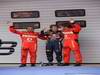 GP CINA, 16.04.2011- Qualifiche, Sebastian Vettel (GER), Red Bull Racing, RB7 pole position, Jenson Button (GBR), McLaren  Mercedes, MP4-26 secondo e Lewis Hamilton (GBR), McLaren  Mercedes, MP4-26 terzo 