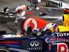 GP CINA, 16.04.2011- Qualifiche, Sebastian Vettel (GER), Red Bull Racing, RB7 pole position e Jenson Button (GBR), McLaren  Mercedes, MP4-26 secondo 