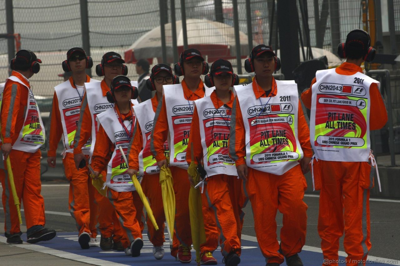 GP CINA, 15.04.2011- Stewards