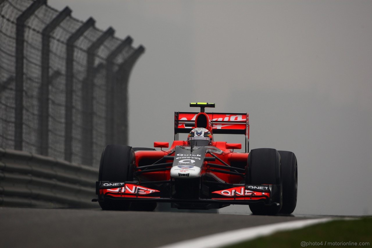 GP CINA, 15.04.2011- Prove Libere 1, Venerdi', Jerome D'Ambrosio (BEL), Marussia Virgin Racing VR-02 