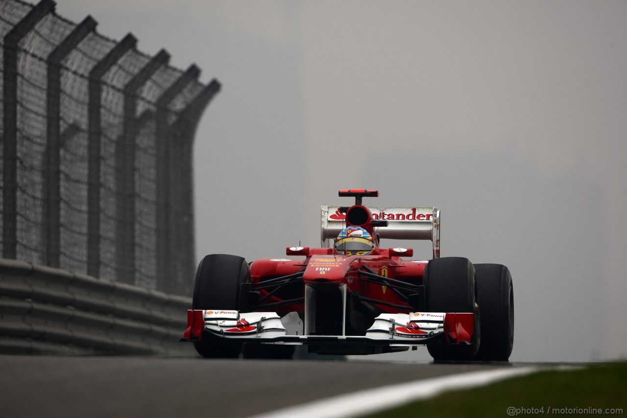 GP CINA, 15.04.2011- Prove Libere 1, Venerdi', Fernando Alonso (ESP), Ferrari, F-150 Italia 