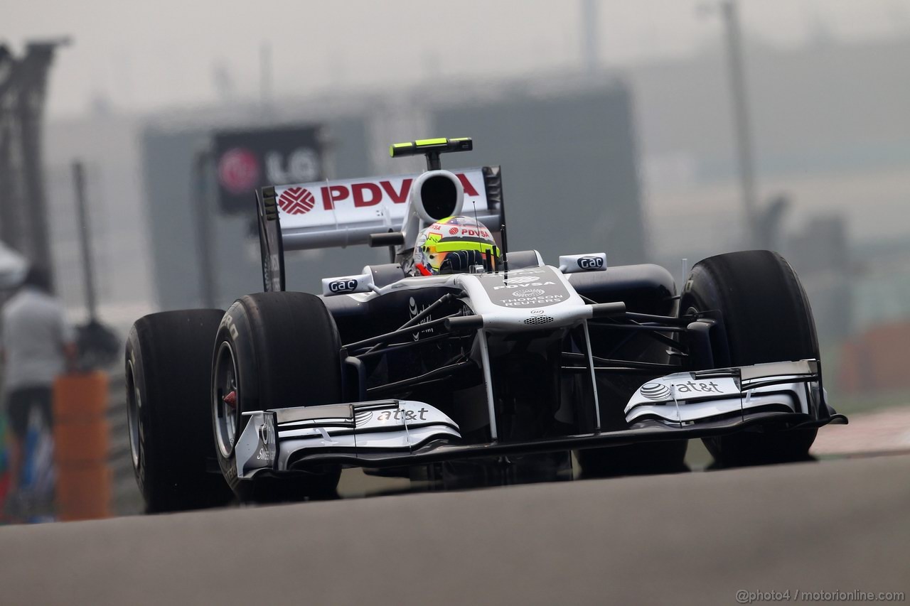 GP CINA, 15.04.2011- Prove Libere 1, Venerdi', Pastor Maldonado (VEN), Williams FW33 