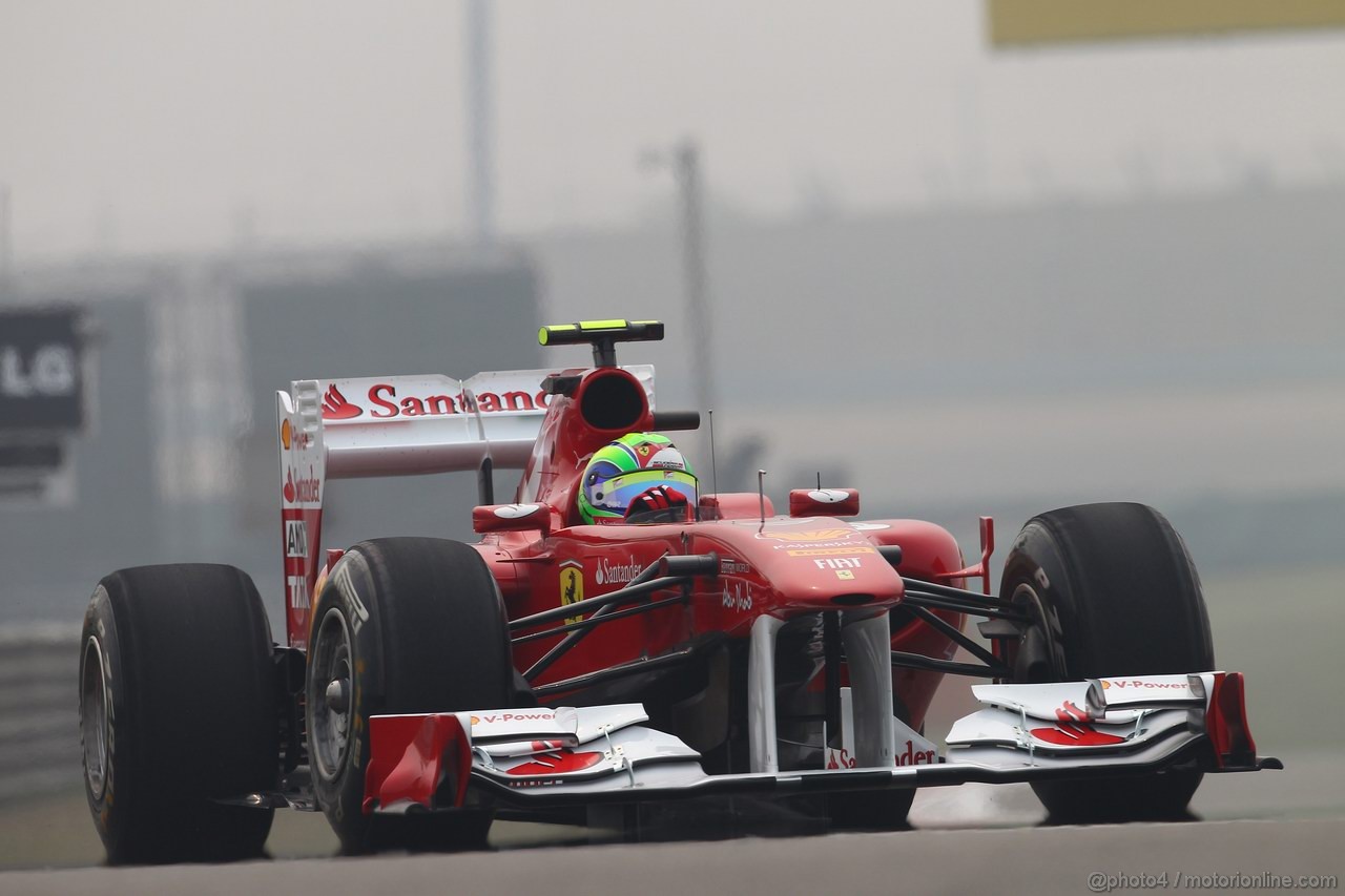 GP CINA, 15.04.2011- Prove Libere 1, Venerdi', Felipe Massa (BRA), Ferrari, F-150 Italia