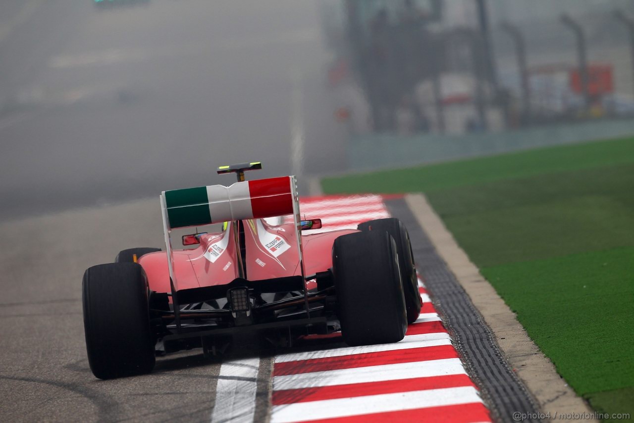 GP CINA, 15.04.2011- Prove Libere 1, Venerdi', Felipe Massa (BRA), Ferrari, F-150 Italia 