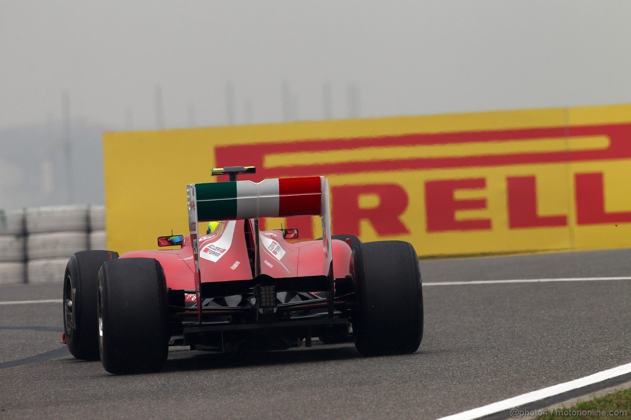 GP CINA, 15.04.2011- Prove Libere 1, Venerdi', Felipe Massa (BRA), Ferrari, F-150 Italia 