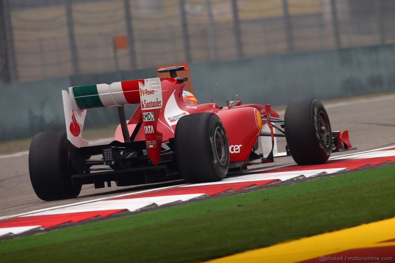 GP CINA, 15.04.2011- Prove Libere 1, Venerdi', Fernando Alonso (ESP), Ferrari, F-150 Italia