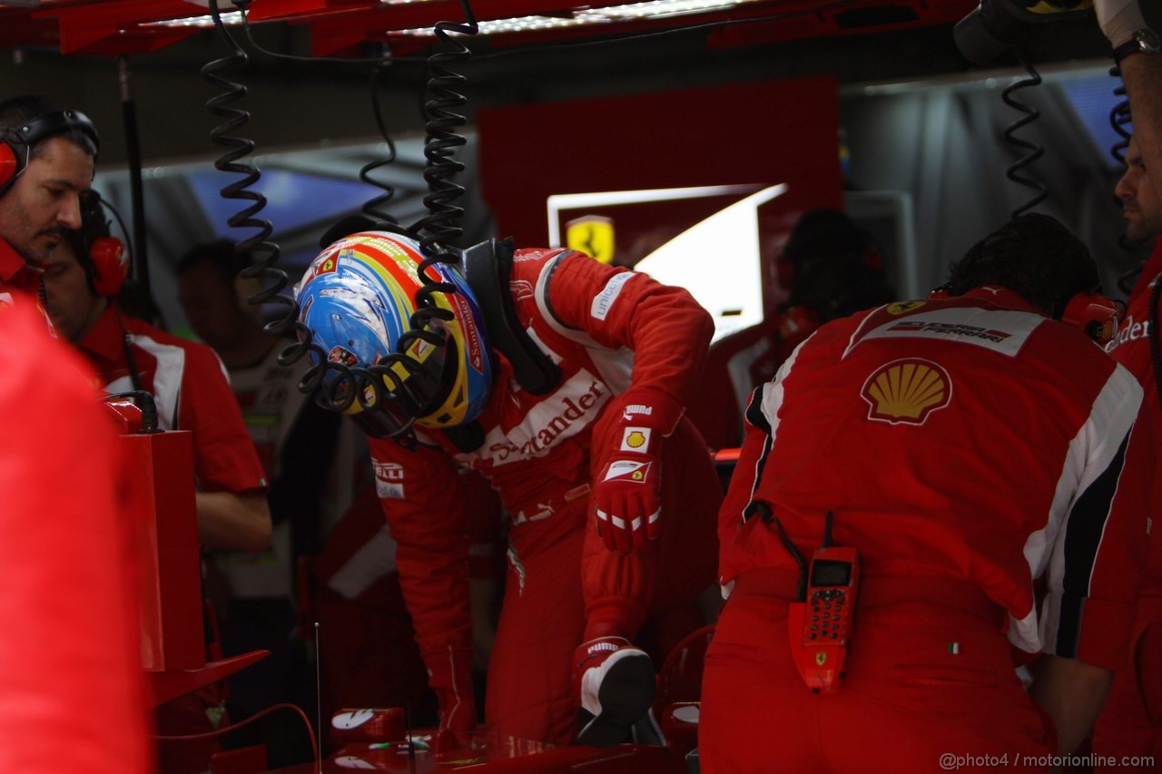 GP CINA, 15.04.2011- Prove Libere 1, Venerdi', Fernando Alonso (ESP), Ferrari, F-150 Italia 