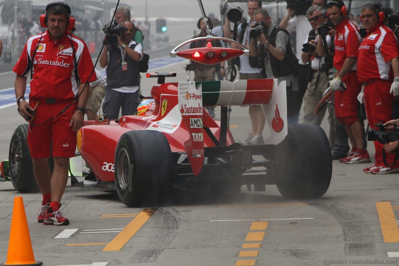 GP CINA, 15.04.2011- Prove Libere 1, Venerdi', Fernando Alonso (ESP), Ferrari, F-150 Italia