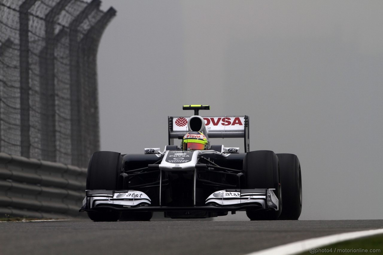 GP CINA, 15.04.2011- Prove Libere 1, Venerdi', Pastor Maldonado (VEN), Williams FW33 