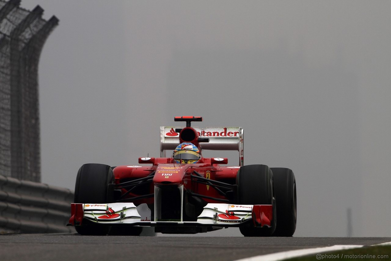 GP CINA, 15.04.2011- Prove Libere 1, Venerdi', Fernando Alonso (ESP), Ferrari, F-150 Italia 