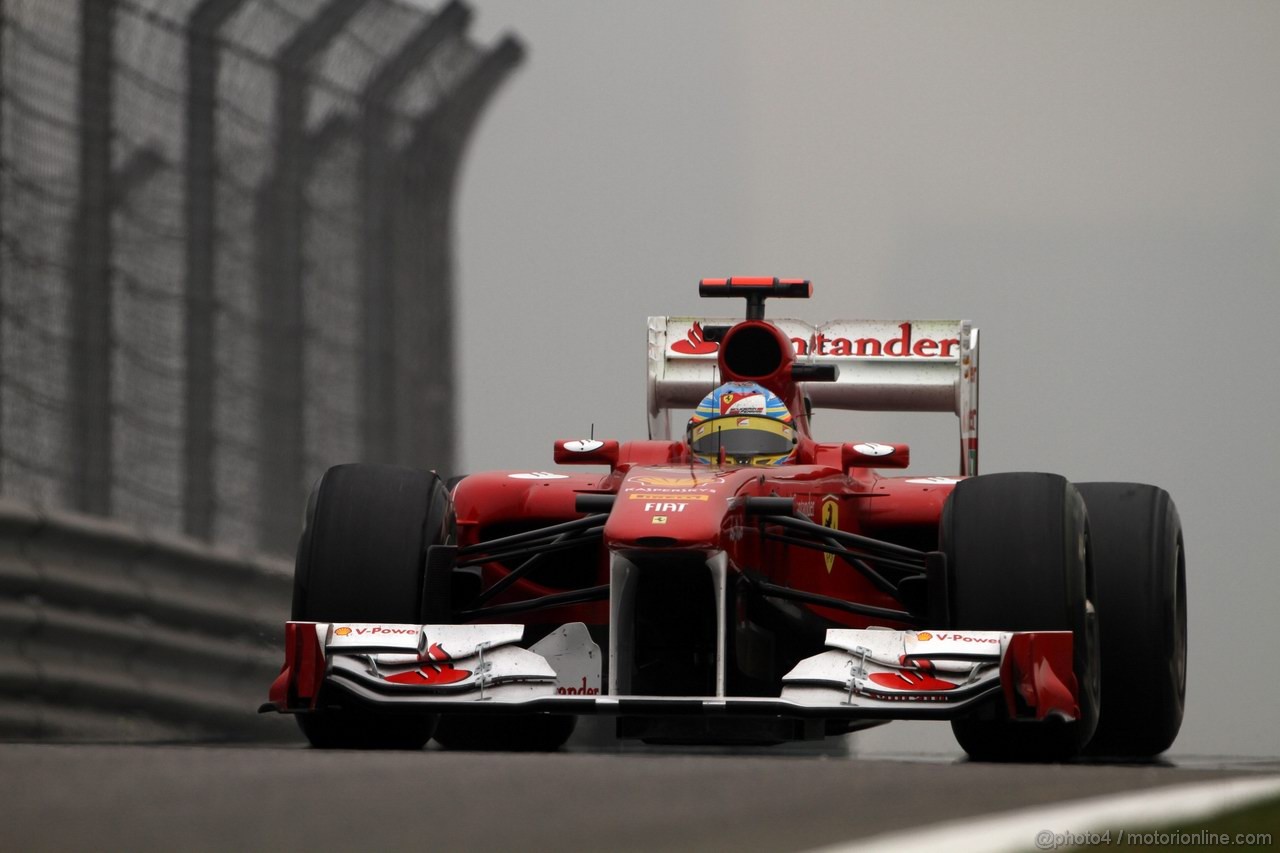 GP CINA, 15.04.2011- Prove Libere 1, Venerdi', Fernando Alonso (ESP), Ferrari, F-150 Italia 