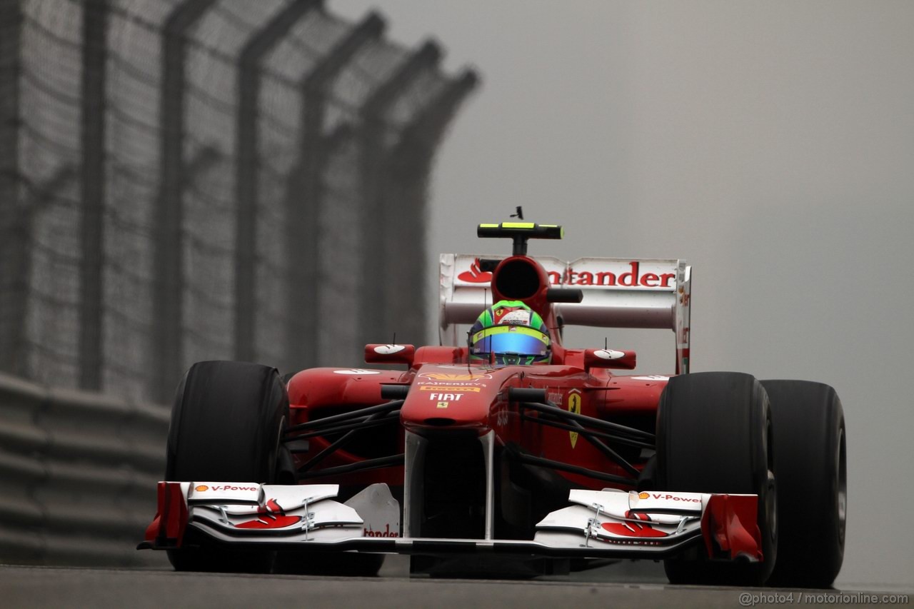 GP CINA, 15.04.2011- Prove Libere 1, Venerdi', Felipe Massa (BRA), Ferrari, F-150 Italia 