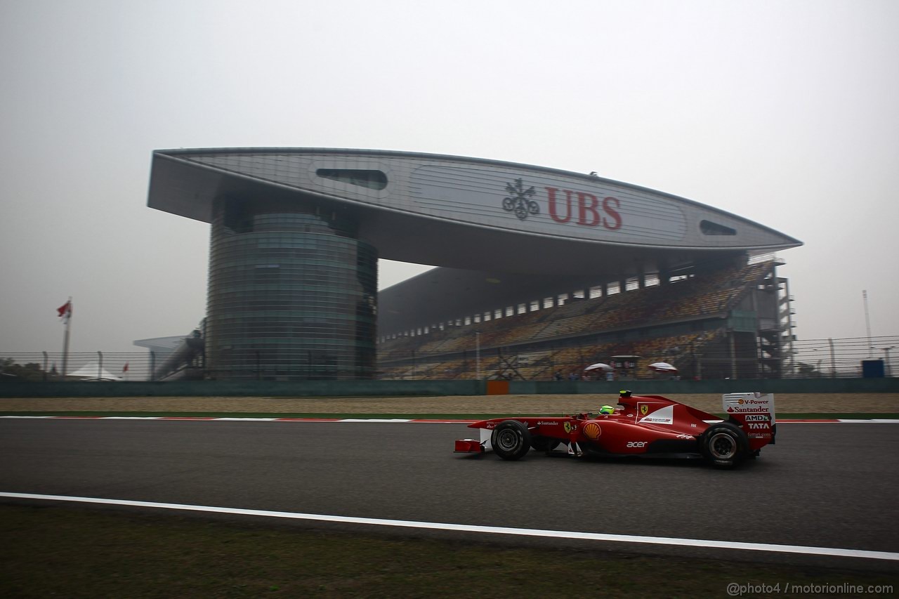 GP CINA, 15.04.2011- Prove Libere 1, Venerdi',Felipe Massa (BRA), Ferrari, F-150 Italia  , LEGAL NOTICE: THIS PICTURE IS NOT FOR CHINA