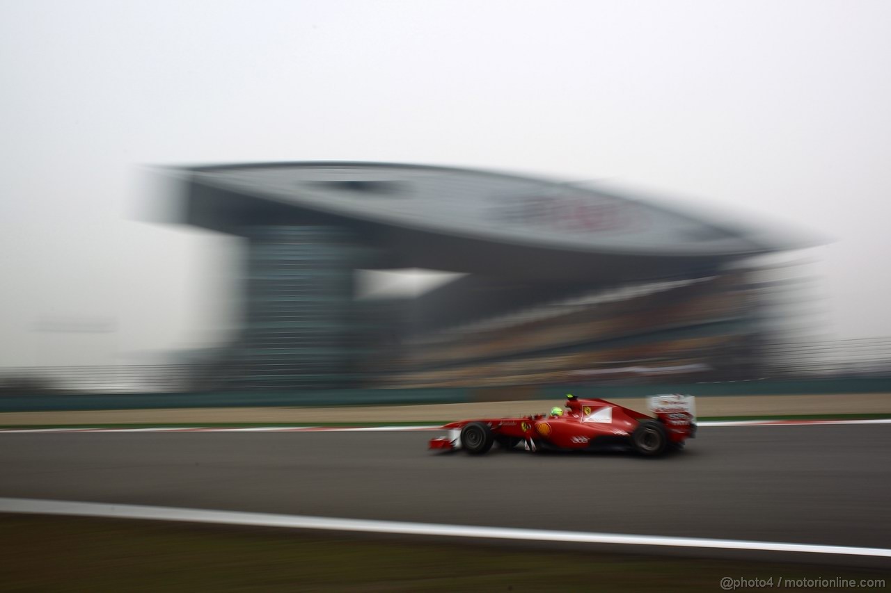 GP CINA, 15.04.2011- Prove Libere 1, Venerdi',Felipe Massa (BRA), Ferrari, F-150 Italia , LEGAL NOTICE: THIS PICTURE IS NOT FOR CHINA