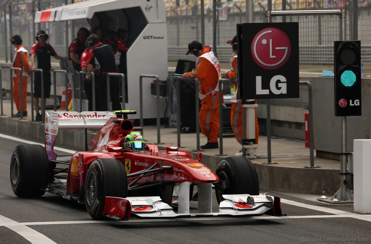 GP CINA, 15.04.2011- Prove Libere 1, Venerdi', Felipe Massa (BRA), Ferrari, F-150 Italia , LEGAL NOTICE: THIS PICTURE IS NOT FOR CHINA