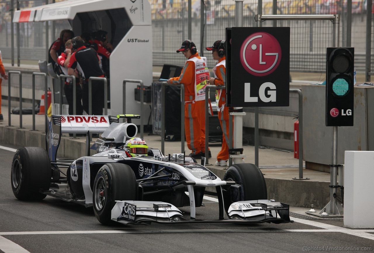 GP CINA, 15.04.2011- Prove Libere 1, Venerdi',Pastor Maldonado (VEN), Williams FW33 , LEGAL NOTICE: THIS PICTURE IS NOT FOR CHINA