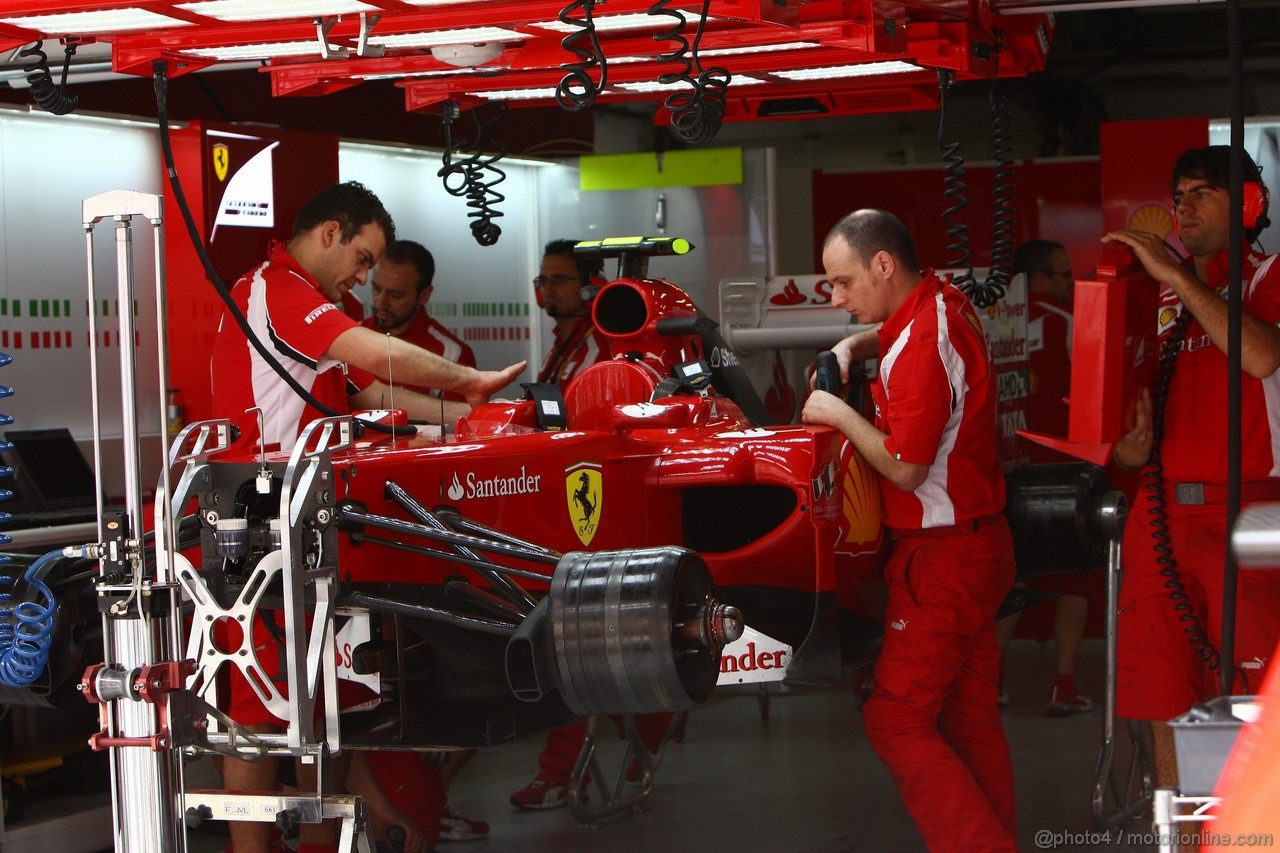 GP CINA, 15.04.2011- Prove Libere 2, Venerdi', Felipe Massa (BRA), Ferrari, F-150 Italia 