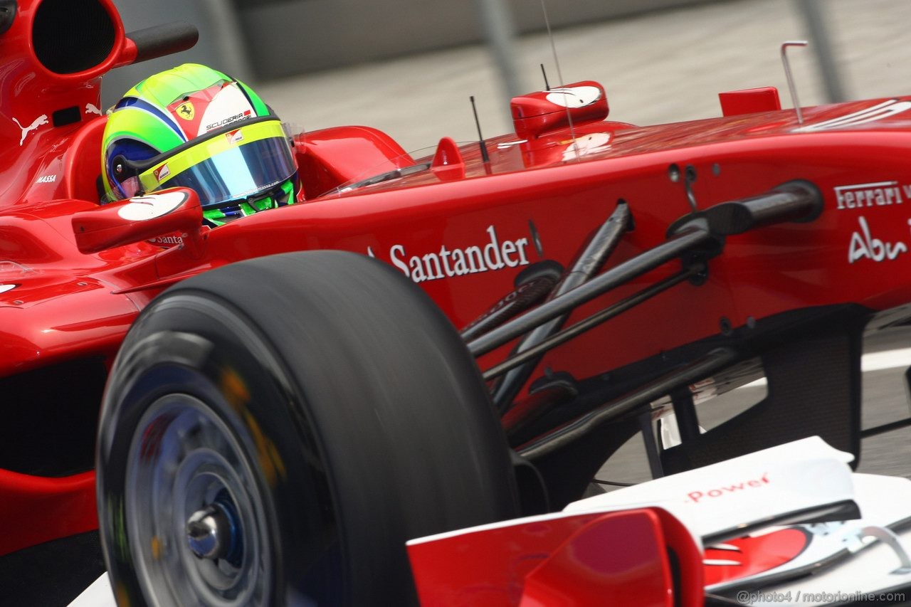 GP CINA, 15.04.2011- Prove Libere 2, Venerdi', Felipe Massa (BRA), Ferrari, F-150 Italia 