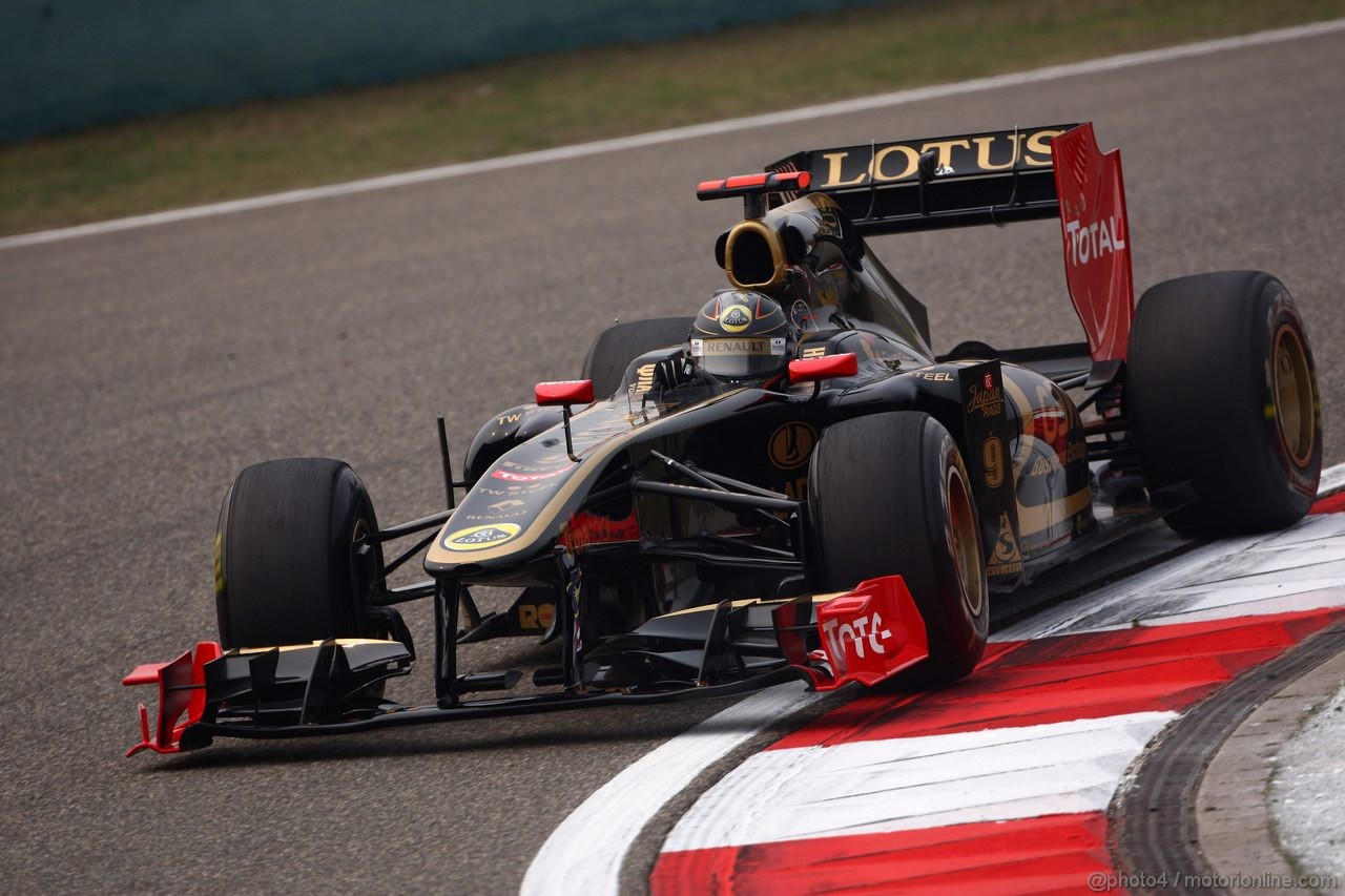 GP CINA, 15.04.2011- Prove Libere 2, Venerdi', Nick Heidfeld (GER) Lotus Renault GP R31