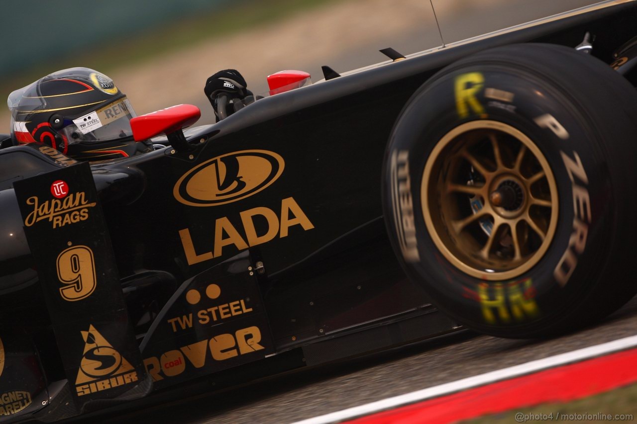 GP CINA, 15.04.2011- Prove Libere 2, Venerdi', Nick Heidfeld (GER) Lotus Renault GP R31  