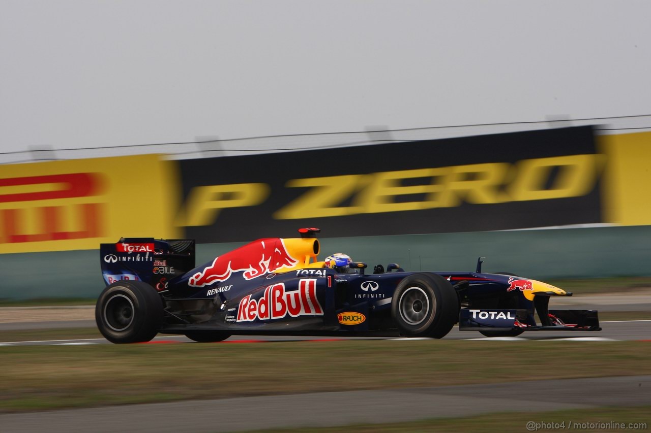 GP CINA, 15.04.2011- Prove Libere 2, Venerdi', Sebastian Vettel (GER), Red Bull Racing, RB7 