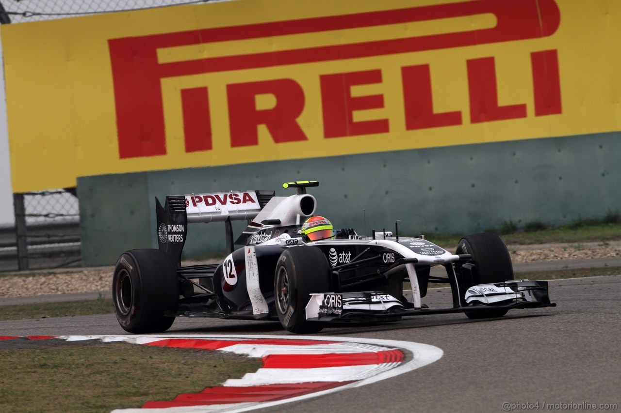 GP CINA, 15.04.2011- Prove Libere 2, Venerdi', Pastor Maldonado (VEN), Williams FW33 