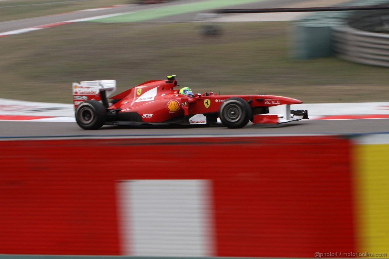 GP CINA, 15.04.2011- Prove Libere 2, Venerdi', Felipe Massa (BRA), Ferrari, F-150 Italia 