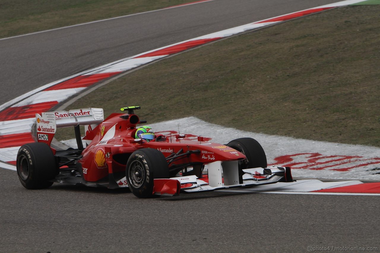 GP CINA, 15.04.2011- Prove Libere 2, Venerdi', Felipe Massa (BRA), Ferrari, F-150 Italia 