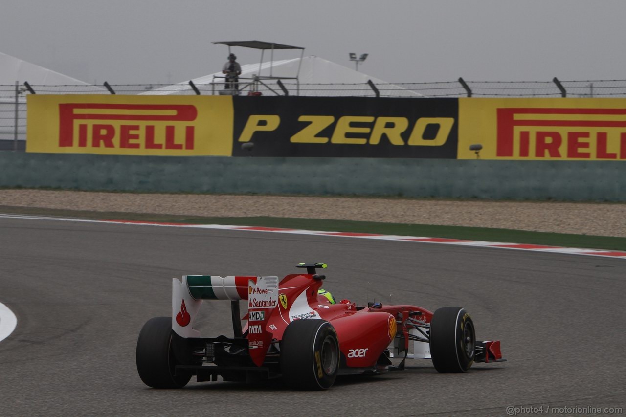GP CINA, 15.04.2011- Prove Libere 2, Venerdi', Felipe Massa (BRA), Ferrari, F-150 Italia