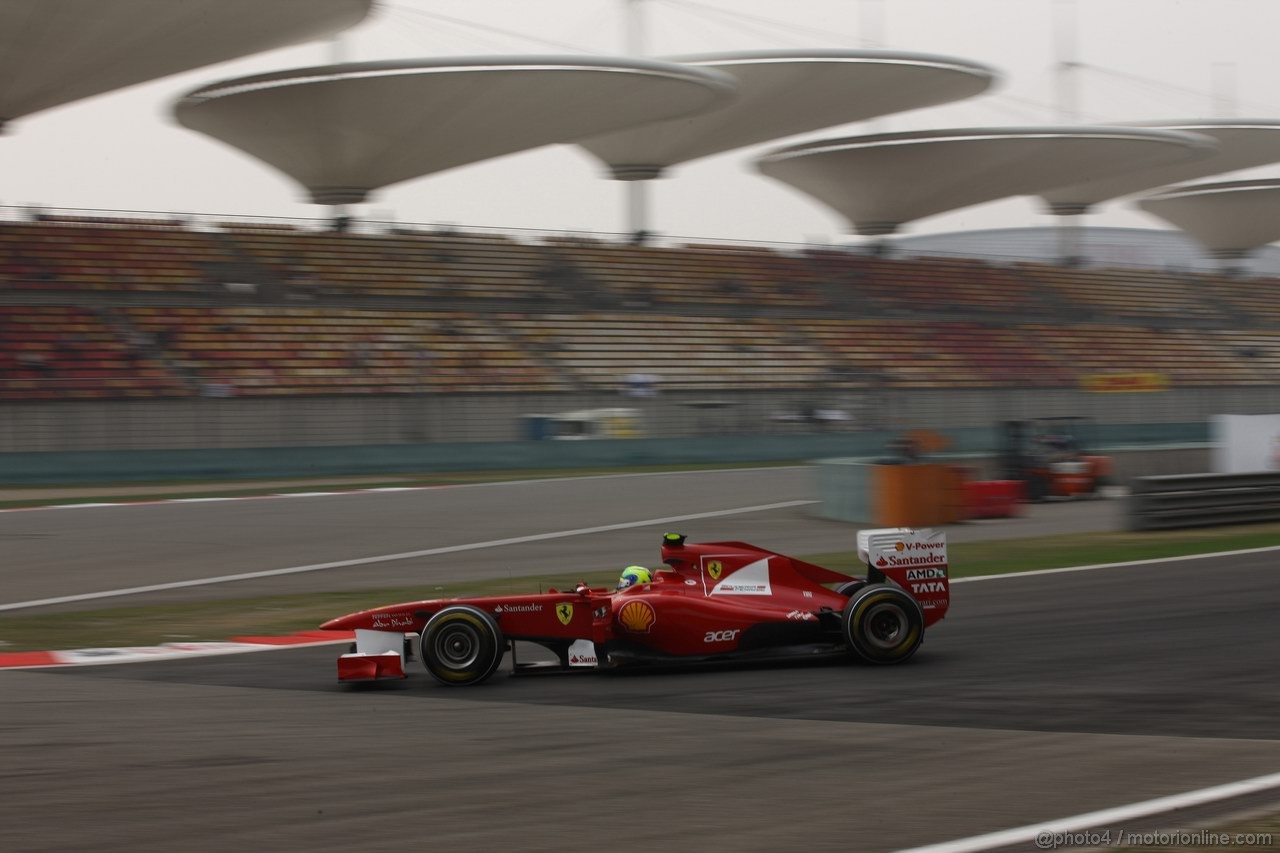 GP CINA, 15.04.2011- Prove Libere 2, Venerdi', Felipe Massa (BRA), Ferrari, F-150 Italia