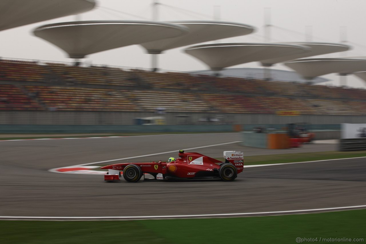 GP CINA, 15.04.2011- Prove Libere 2, Venerdi', Felipe Massa (BRA), Ferrari, F-150 Italia 