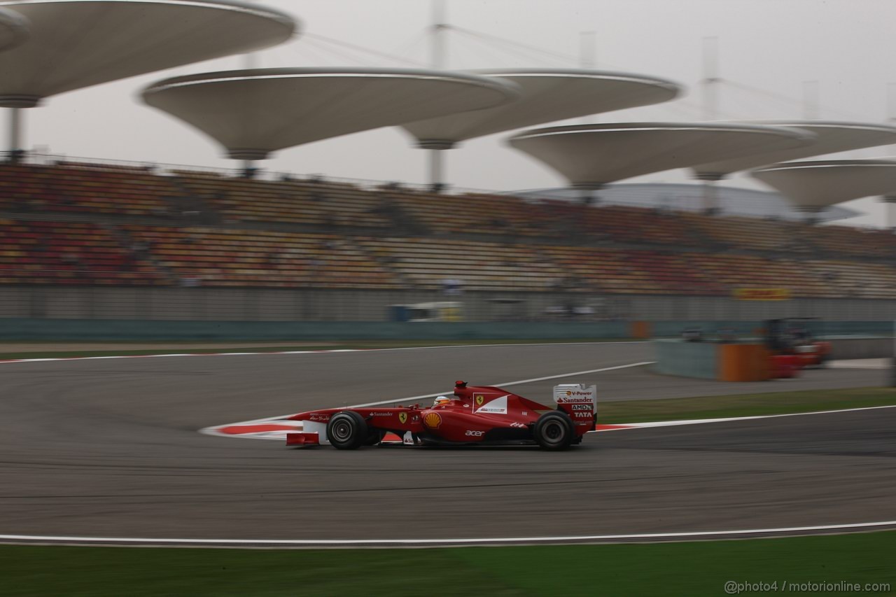 GP CINA, 15.04.2011- Prove Libere 2, Venerdi', Fernando Alonso (ESP), Ferrari, F-150 Italia