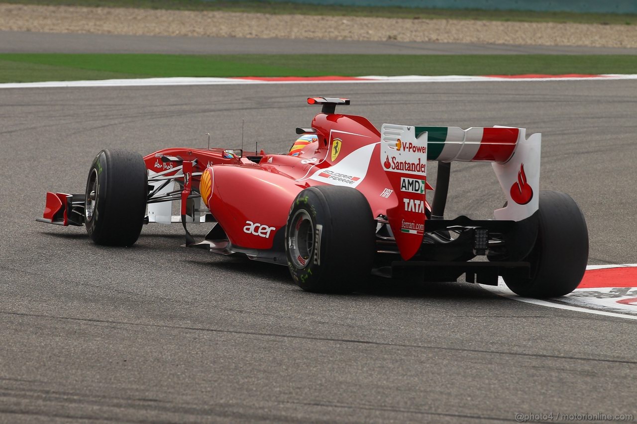 GP CINA, 15.04.2011- Prove Libere 2, Venerdi', Fernando Alonso (ESP), Ferrari, F-150 Italia