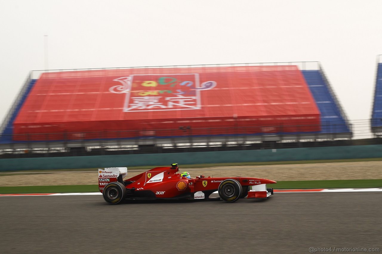 GP CINA, 15.04.2011- Prove Libere 2, Venerdi', Felipe Massa (BRA), Ferrari, F-150 Italia 