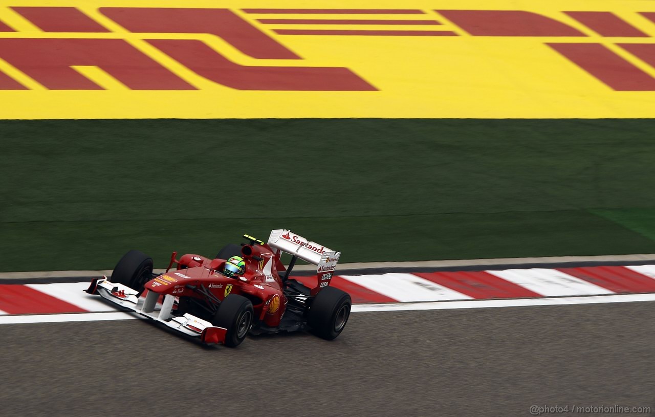 GP CINA, 15.04.2011- Prove Libere 2, Venerdi', Felipe Massa (BRA), Ferrari, F-150 Italia 