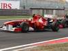 GP CINA, 15.04.2011- Prove Libere 2, Venerdi', Vitaly Petrov (RUS), Lotus Renault GP, R31 bothered with Felipe Massa (BRA), Ferrari, F-150 Italia 