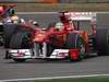 GP CINA, 15.04.2011- Prove Libere 2, Venerdi', Fernando Alonso (ESP), Ferrari, F-150 Italia davanti a Lewis Hamilton (GBR), McLaren  Mercedes, MP4-26 